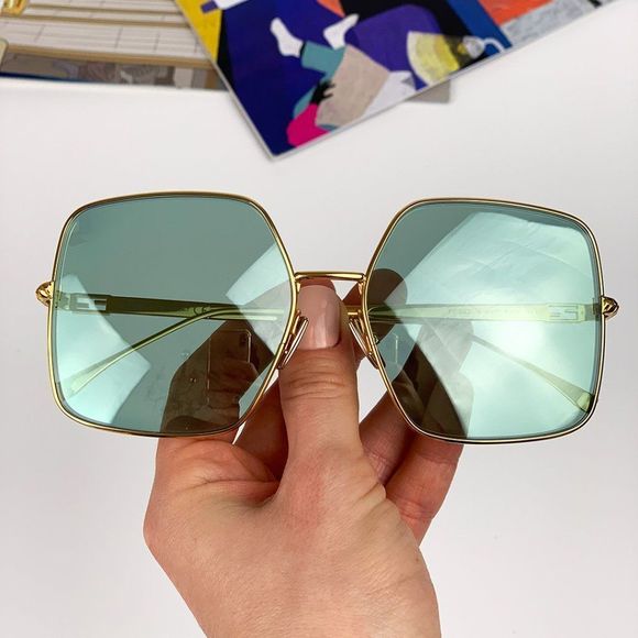 Fendi Accessories - 🔥 Fendi Sunglasses FF 0439/S 001/O7 Green Gold Square Women